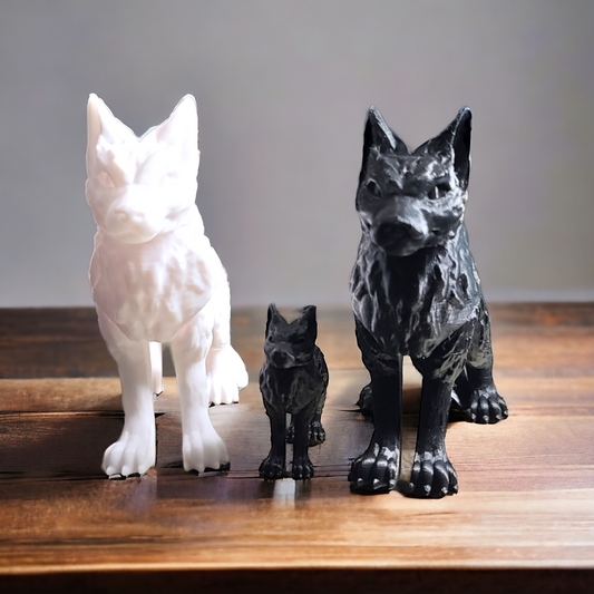3d print, Realistic wolf, 3d animal, wolf lover, gift for him, kid toys, animal lover, birthday gift, exotic animal