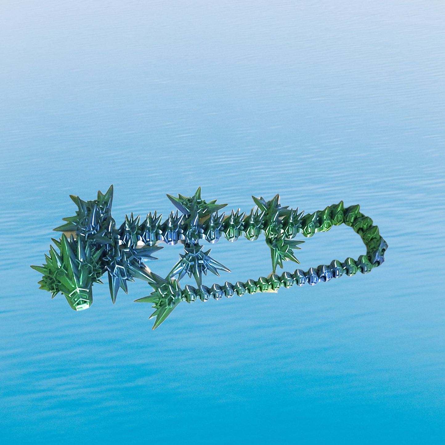 3D Printed Articulated Sea Dragon