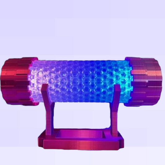 3D Printed Railgun Core Lamp