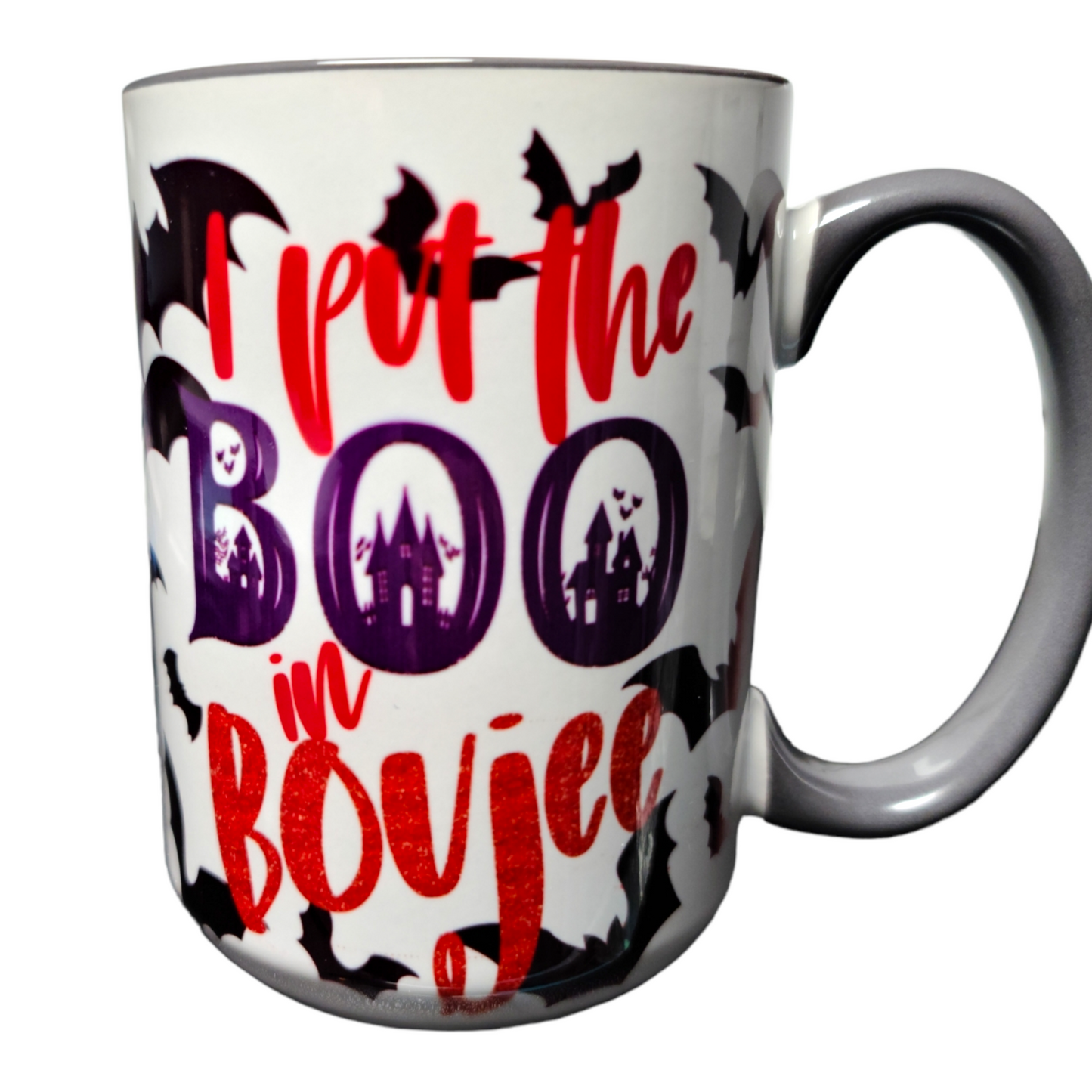 Halloween mug, boo in boujee, Halloqueen, Tea cup, Coffee mug, Spooky gift, Halloween Treat, Specialty cup, drinkware, Boo mug, Queen cup