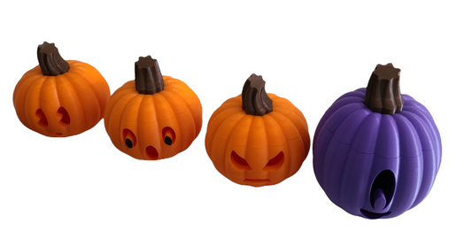 Pumpkin, 3d print, pumpkin bowl, candy holder, Halloween decoration, Fall decoration, glow in the dark, candy bowl, pumpkin with lid