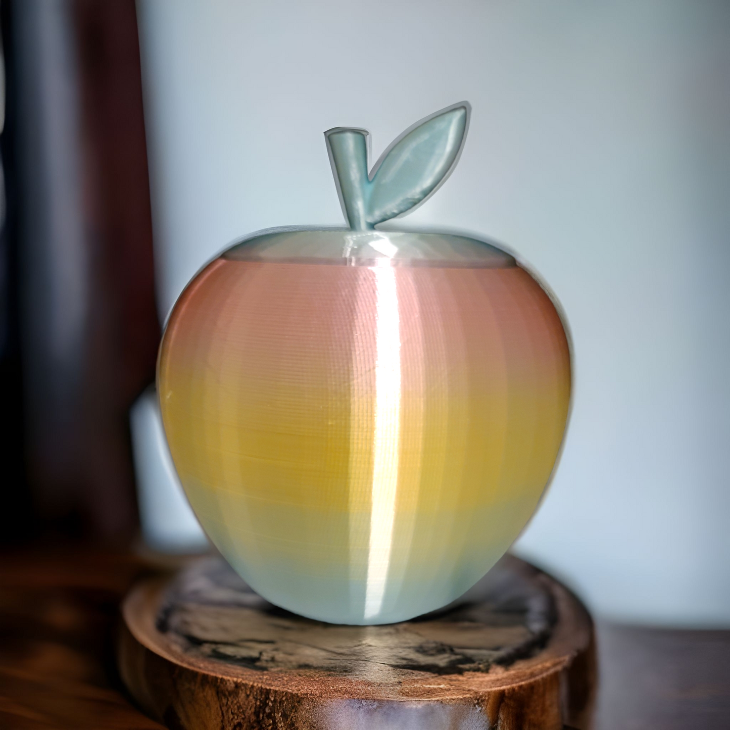 Apple, 3d print fruit, apple box, Valentines day, party favors, teacher appreciation gift, candy bowl, wedding favors, decorative storage