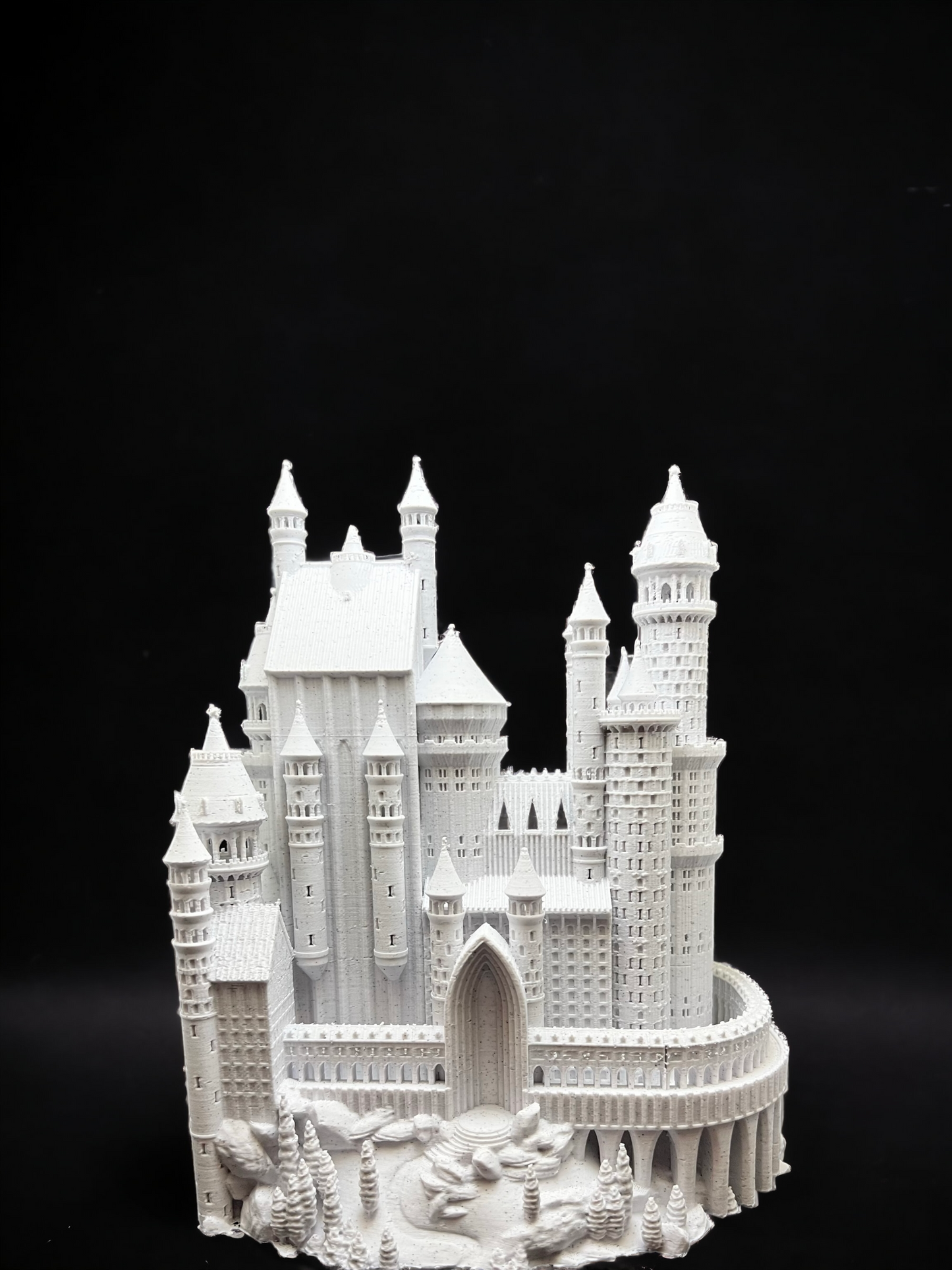 3d print Castle, 3d print architecture, school project, Fairytale gift for her,  Royal figurine, King and Queen decor, history teacher gift