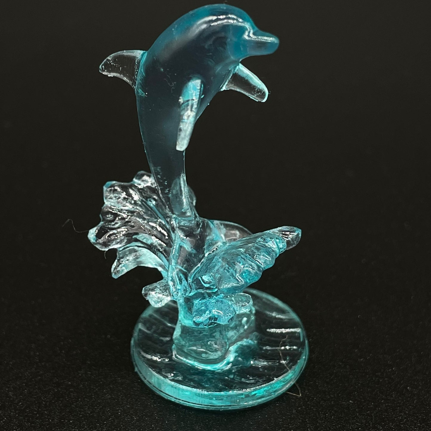 3d Print, Dolphin, Resin, Bottle Nosed Dolphin, 3d Dolphin, blue dolphin, Icy Dolphin, figurine, stocking stuffer, gift, dolphin lovers