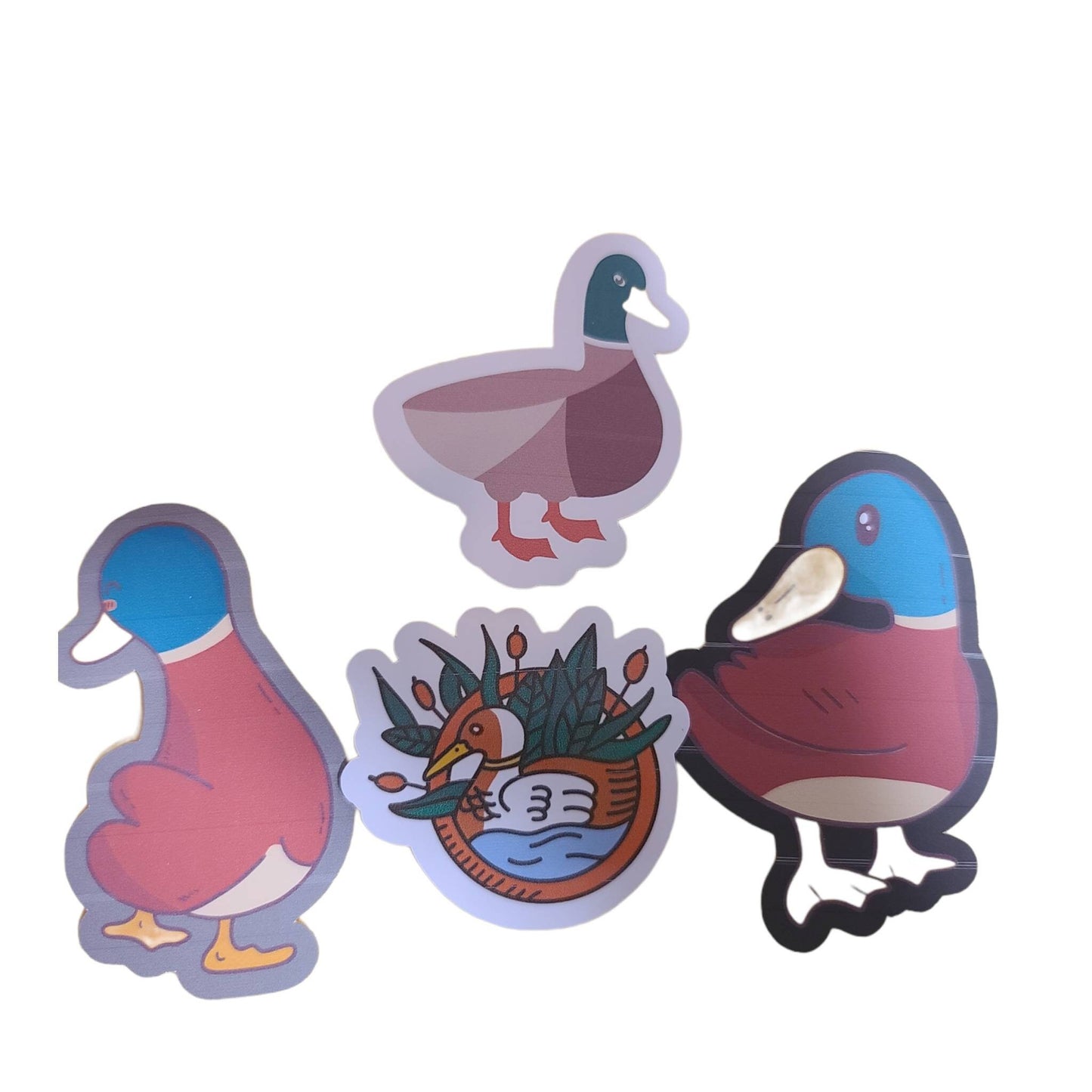 Stickers, Birds, Ducks, Animal stickers, Large stickers, Sticker set, Bird Lovers stickers, Gift, Laptop decals, Water Bottle Decals