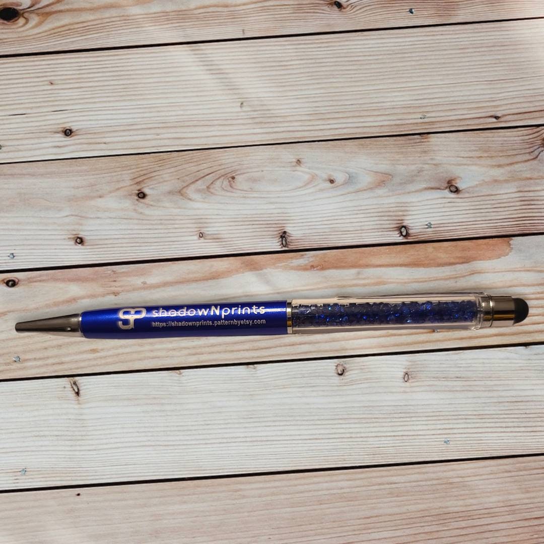 Crystal Pen, stylus, pen, gem pen, jewel pen,, writing utensil, logo pen, Journaling,ballpoint pen, stylus pen, shadownprints pen