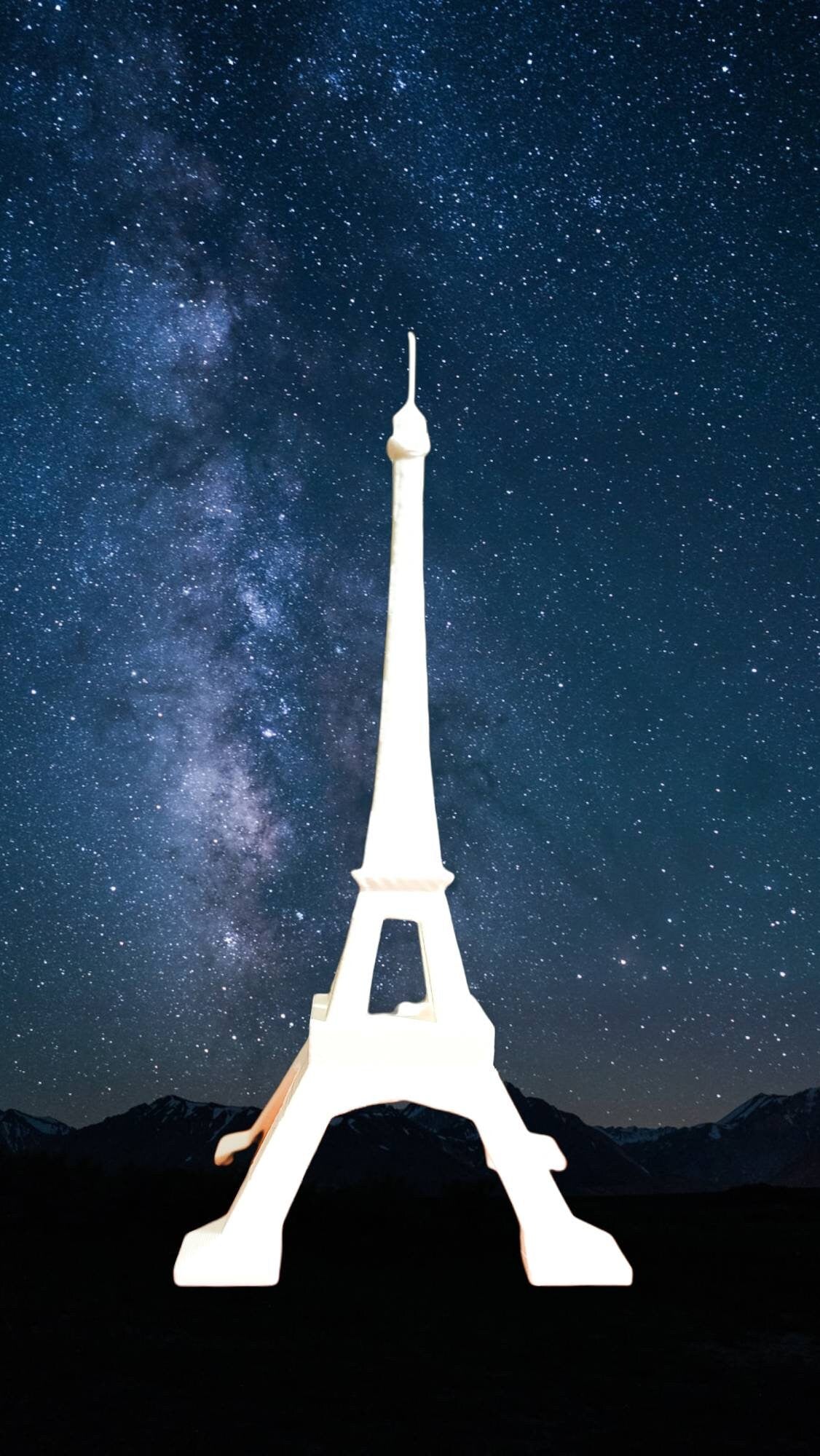 Eiffel tower, 3d print, Paris, Landmarks, France landmark, 3d Landmarks, Glow in the dark, Shiny 3d print
