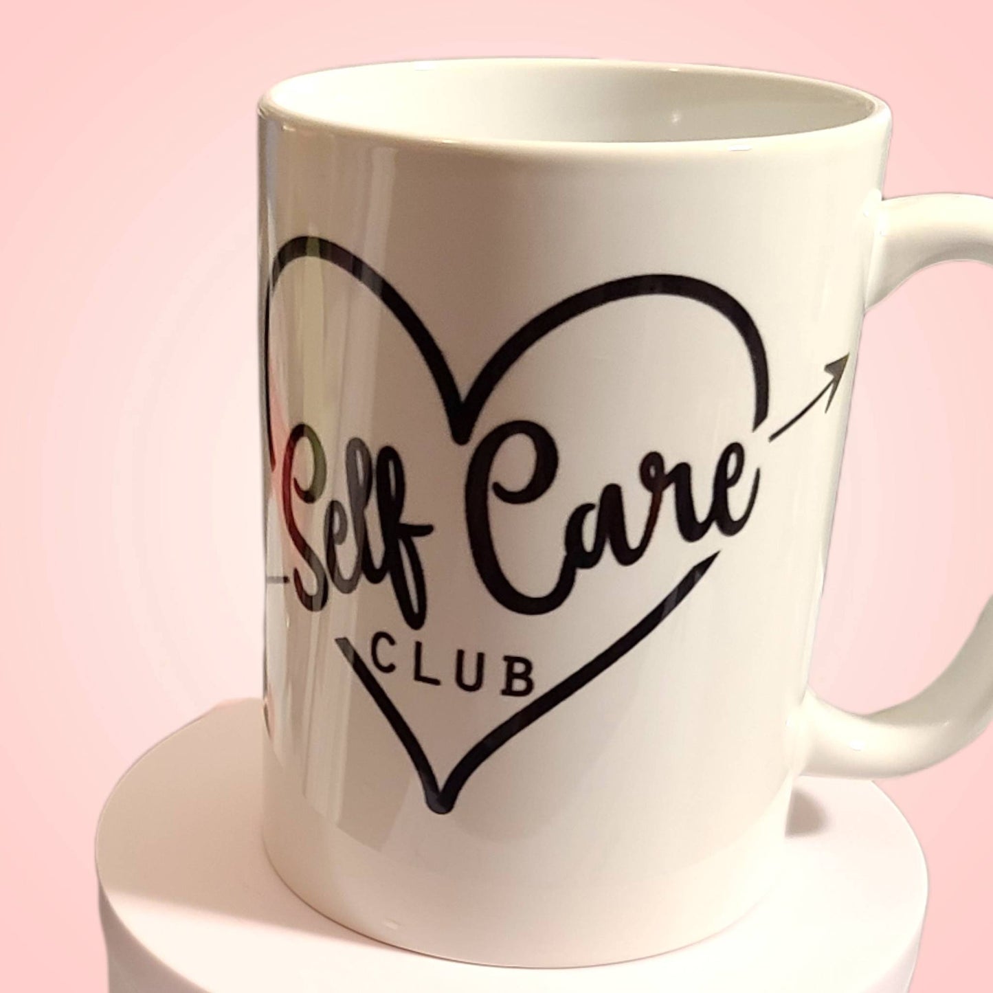Self-Love ceramic mug. Mug with a daily motivational reminder. Personalized mug for a gift. Self-care drinkware. Coffee cup, tea cup